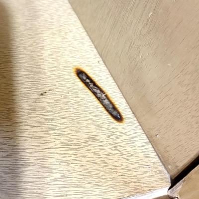 Beautiful Vintage Light Wood Full-Sized Bed Frame