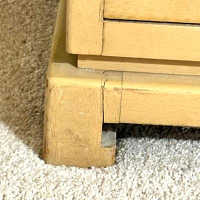 Beautiful Vintage Light Wood Vanity Dresser