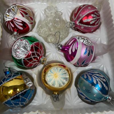 Antique Vintage Ornament Mercury Glass Assortment