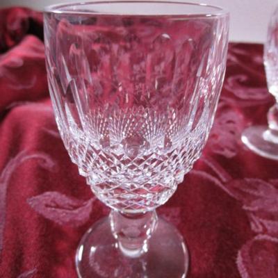 4 Waterford Crystal sherry glasses