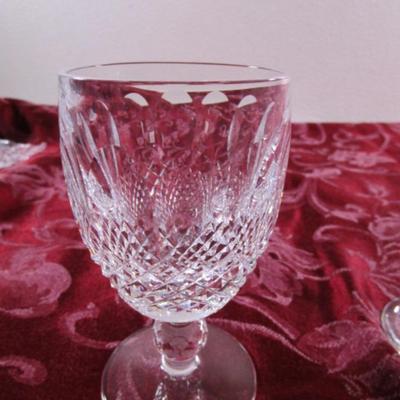4 Waterford Crystal claret wine glasses