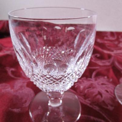 4 Waterford Crystal water goblets