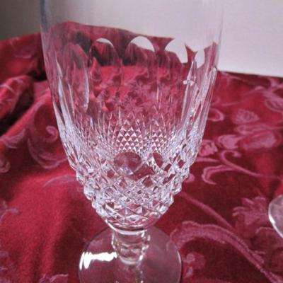 4 Waterford Crystal champagne flutes