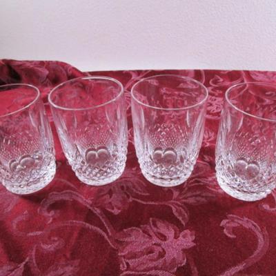 4 Waterford Crystal 12 oz. tumbler