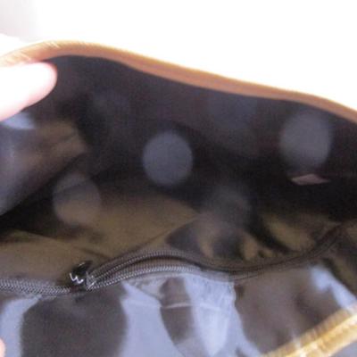 Shoulder bag/backpack purse, tan