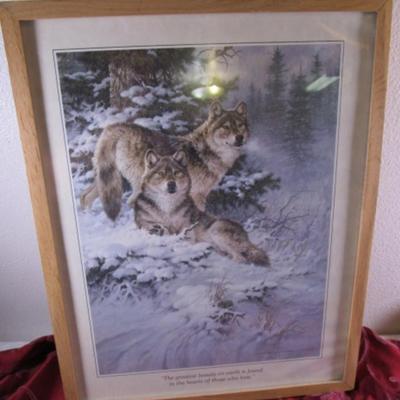 Picture of Wolves in Snow