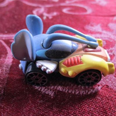 3 Hot Wheels cars, 1 Mattel car, 1 Disney car