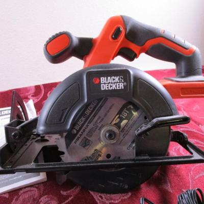 Black & Decker cordless drill & circular saw