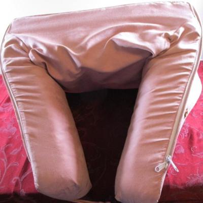 Pink backrest pillow