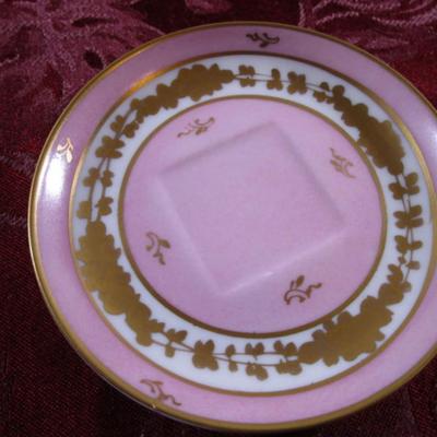 Vintage Pink teacup & saucer, from Limoges, France
