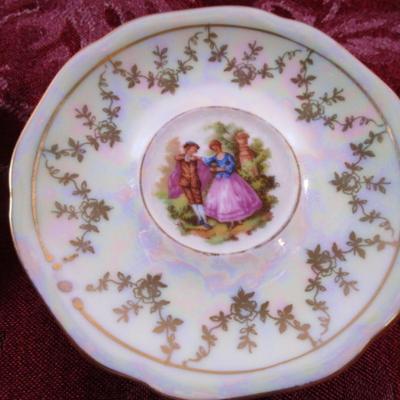 Vintage Gloria Fine Porzalian teacup & saucer, from Rembrandt, Germany