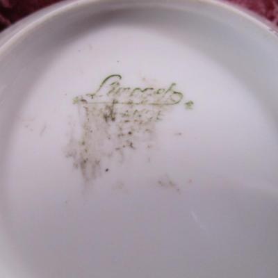 Vintage teacup & saucer from Limoges, France