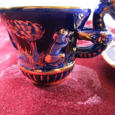 Vintage Capodimonte, Italy teacup & saucer
