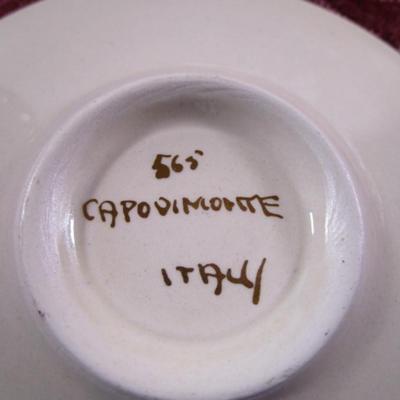 Vintage Capodimonte, Italy teacup & saucer