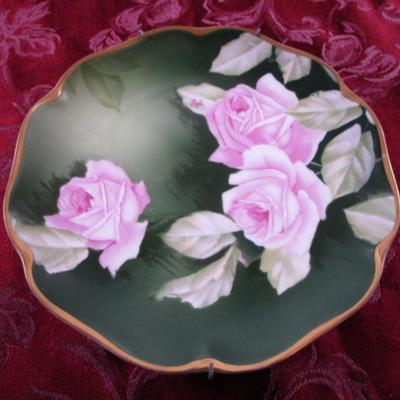 Vintage Rosenthal china decorative plate from Bavaria, with hanger