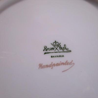 Vintage Rosenthal china decorative plate from Bavaria, with hanger