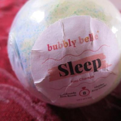2 Bubbly Belle handmade bath bomb, hidden ring inside