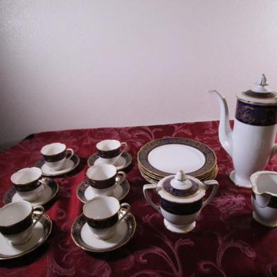 Kokura Ware - Japanese china tea or coffee set