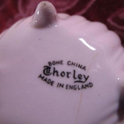 Thorley bone china flowers in vase