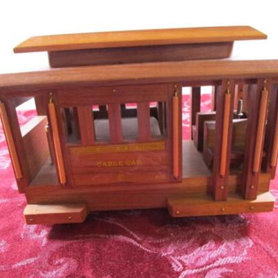 Wooden Trolley car