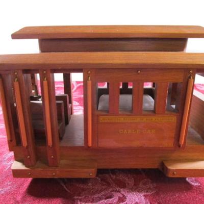 Wooden Trolley car