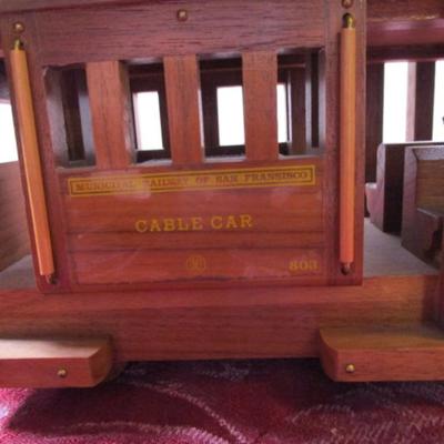 Wooden Trolley car