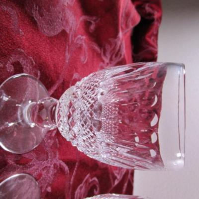 4 Waterford Crystal port wine glasses