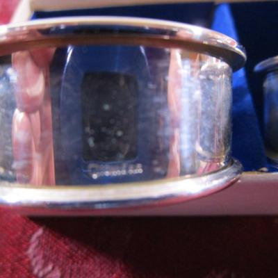 Towle Silversmiths napkin rings, 1 set of 4, #3