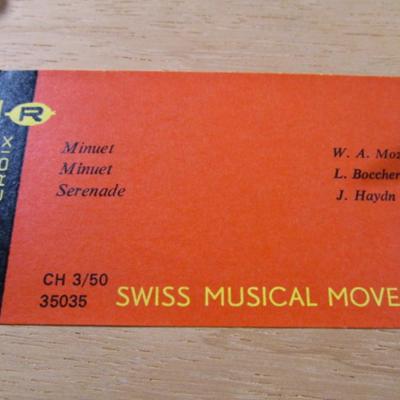 Reuge Sainte-Croix Swiss wood music box