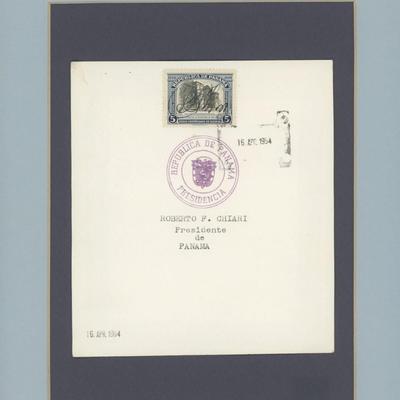 Roberto F. Chiari mounted presidential seal