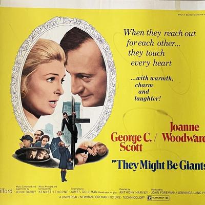 They Might Be Giants 1971 vintage movie poster