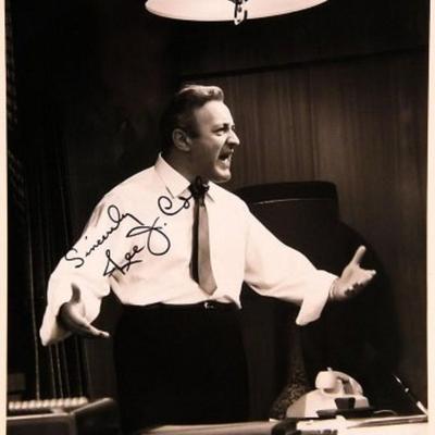 Lee J. Cobb signed movie still photo 