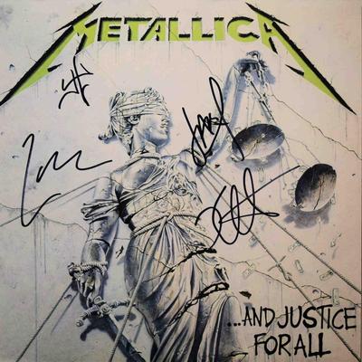 Metallica signed Accustic Live album