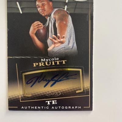 MyCole Pruitt signed autograph card