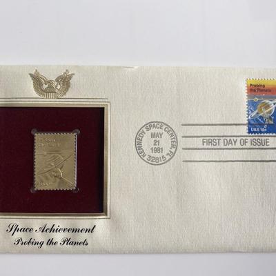 Space Achievement Probing the Planets Stamp Replica First Day Cover