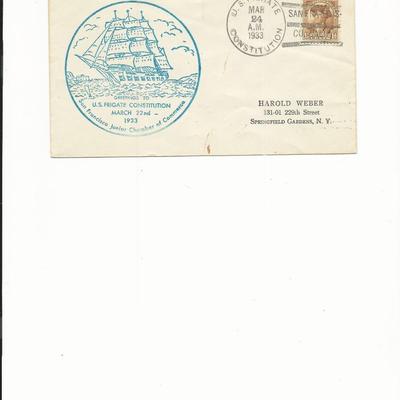 U.S. Frigate Constitution - First Day Cover - San Francisco - 1933