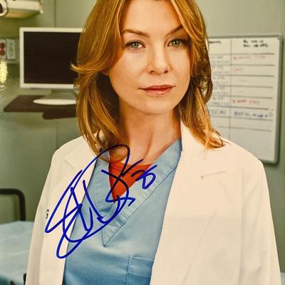 Grey's Anatomy Ellen Pompeo signed photo