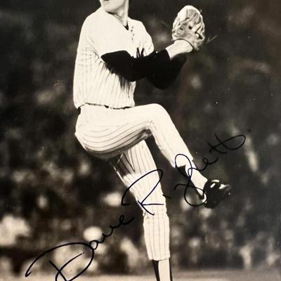 NY Yankee Dave Righetti signed photo