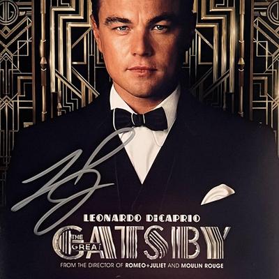 The Great Gatsby Leonardo DiCaprio signed photo