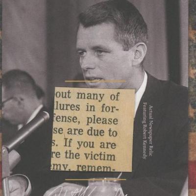 Bobby Kennedy newspaper relic