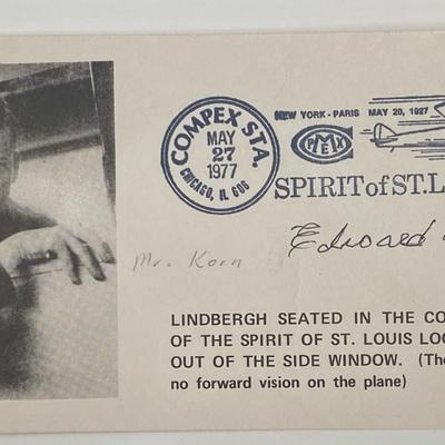 Edward D. Korn signed cover 