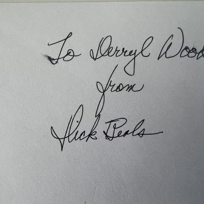 Dick Beals original signature 