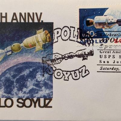 25th Anniversary Apollo Soyuz First Day Cover