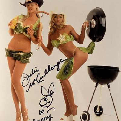 Playboy model Julie McCullough signed photo
