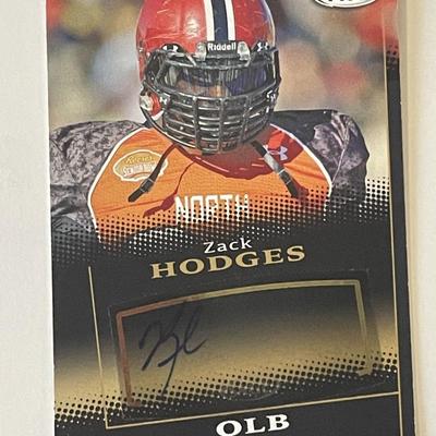 Zack Hodges signed 2015 Sage Hit #A105B trading card