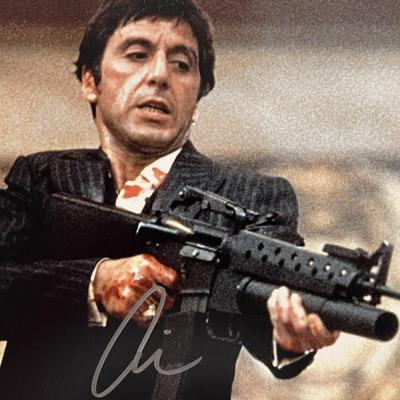 Scarface Al Pacino signed photo