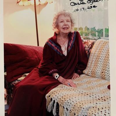 Carla Laemmle signed photo