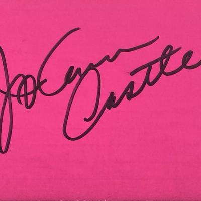 Jo Ann Castle original signature