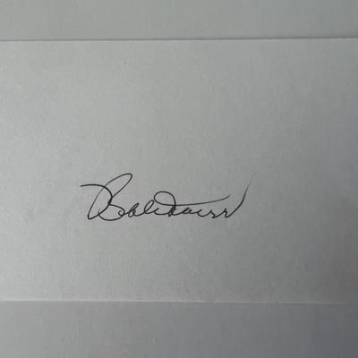 Baseball HOF Bobby Doerr original signature 
