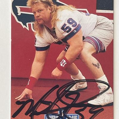 Buffalo Bills Mitch Frerotte 1992 NFL #360 signed trading card 